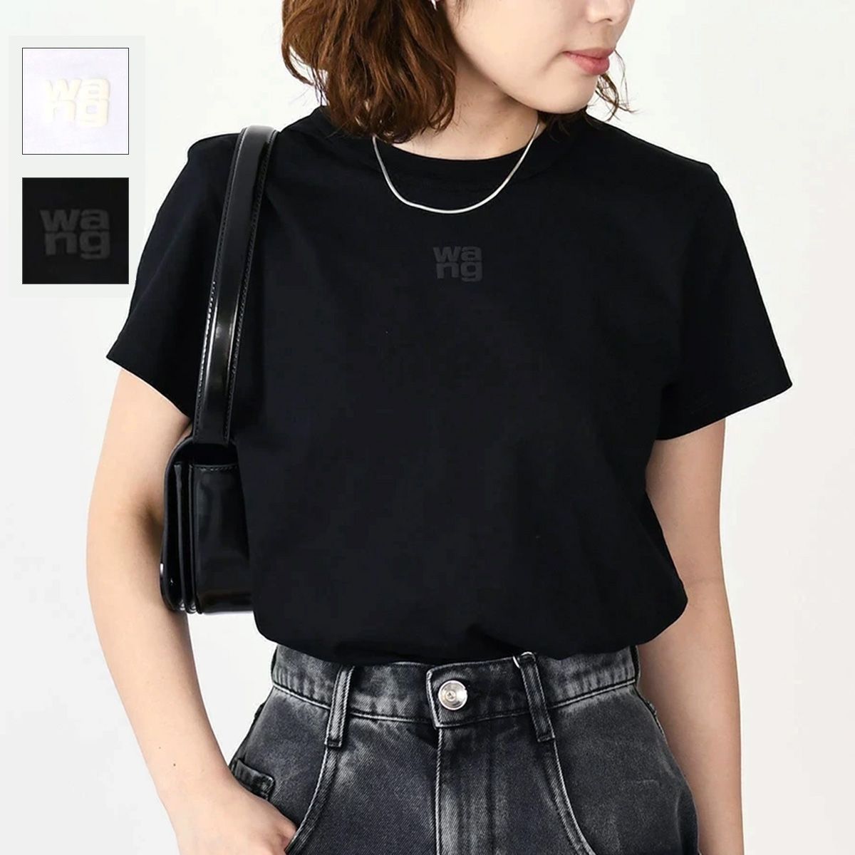 Alexander Wang アレキサンダーワン トップス Tシャツ パフロゴ 