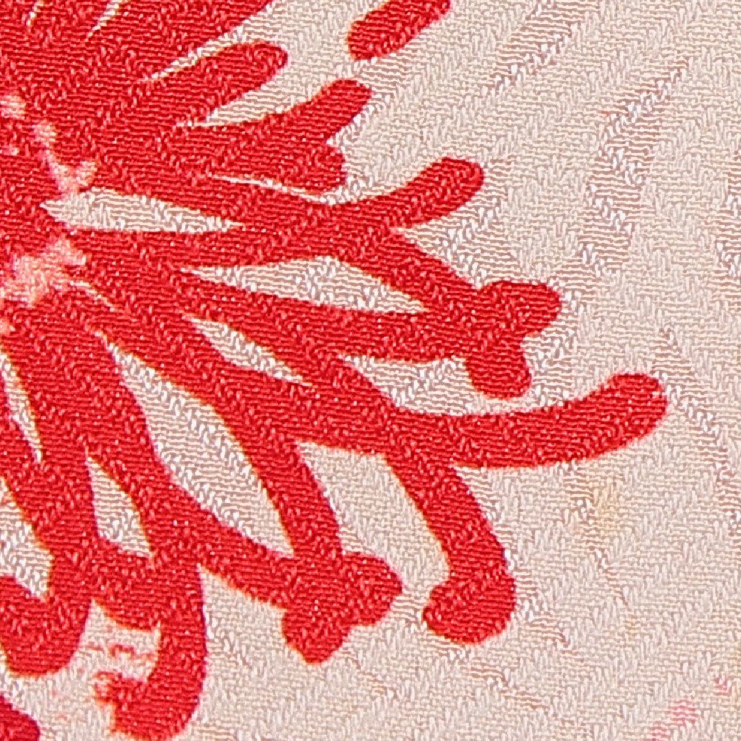 アンティーク 長襦袢 無双袖 身丈131cm 裄丈60cm 正絹 Cランク Lサイズ