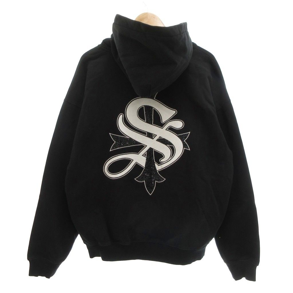 サプライヤー SUPPLIER Boxy Fit Cross Logo Hoodie クロスロゴ プル