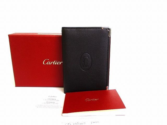 カルティエ Cartier マスト ドゥ カルティエ カーフスキン カード