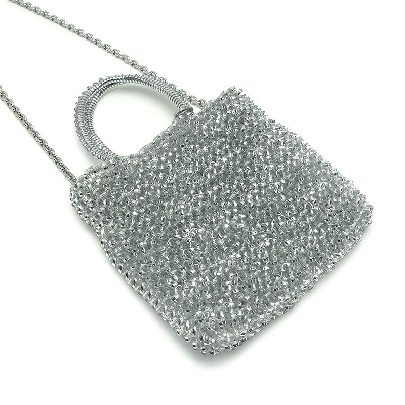 アンテプリマ スタンダード ミニアトゥーラ シルバー 2WAYハンドバッグ