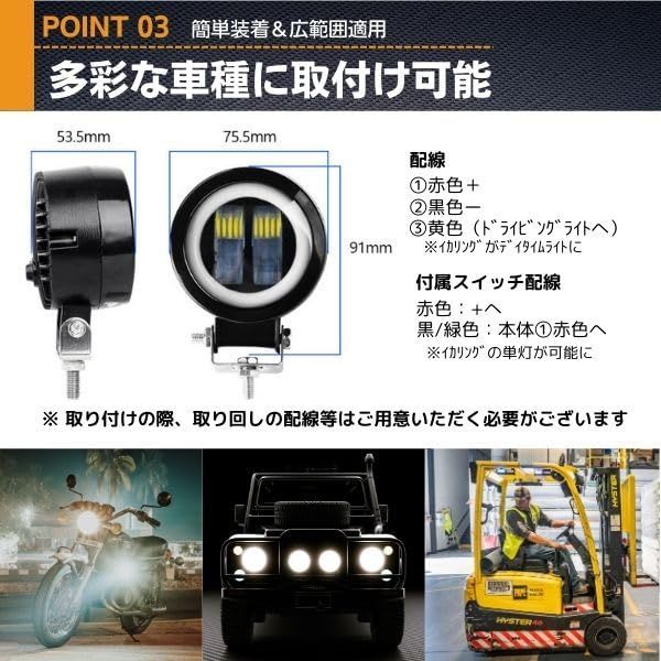 塗装つや消し ipf フォグランプ 丸型 数量限定 丸フォグランプ200mm