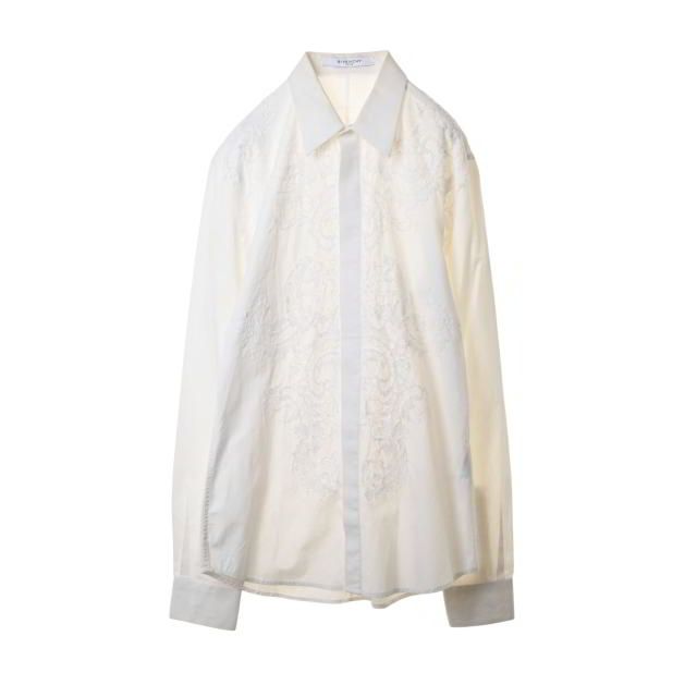 GIVENCHY フローラル マクラメ シャツ GIVENCHY フローラル マクラメ シャツ - メルカリ