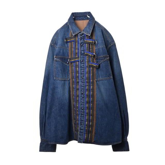 Sacai 装飾 デニム ジャケット Sacai 装飾 デニム ジャケット - メルカリ