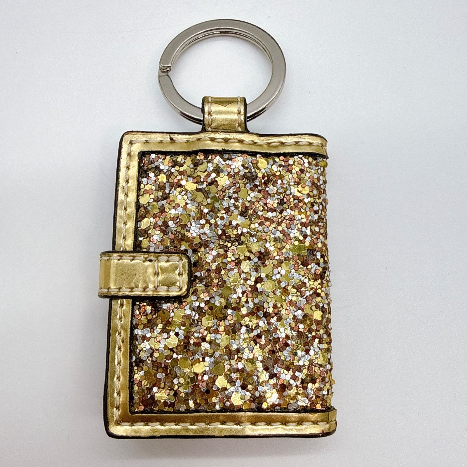 極美品○ COACH コーチ チャーム キーホルダー ハート 本 ブック型