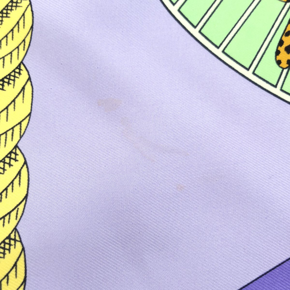HERMES エルメス カレ90 Circus サーカス スカーフ シルク100 マルチ
