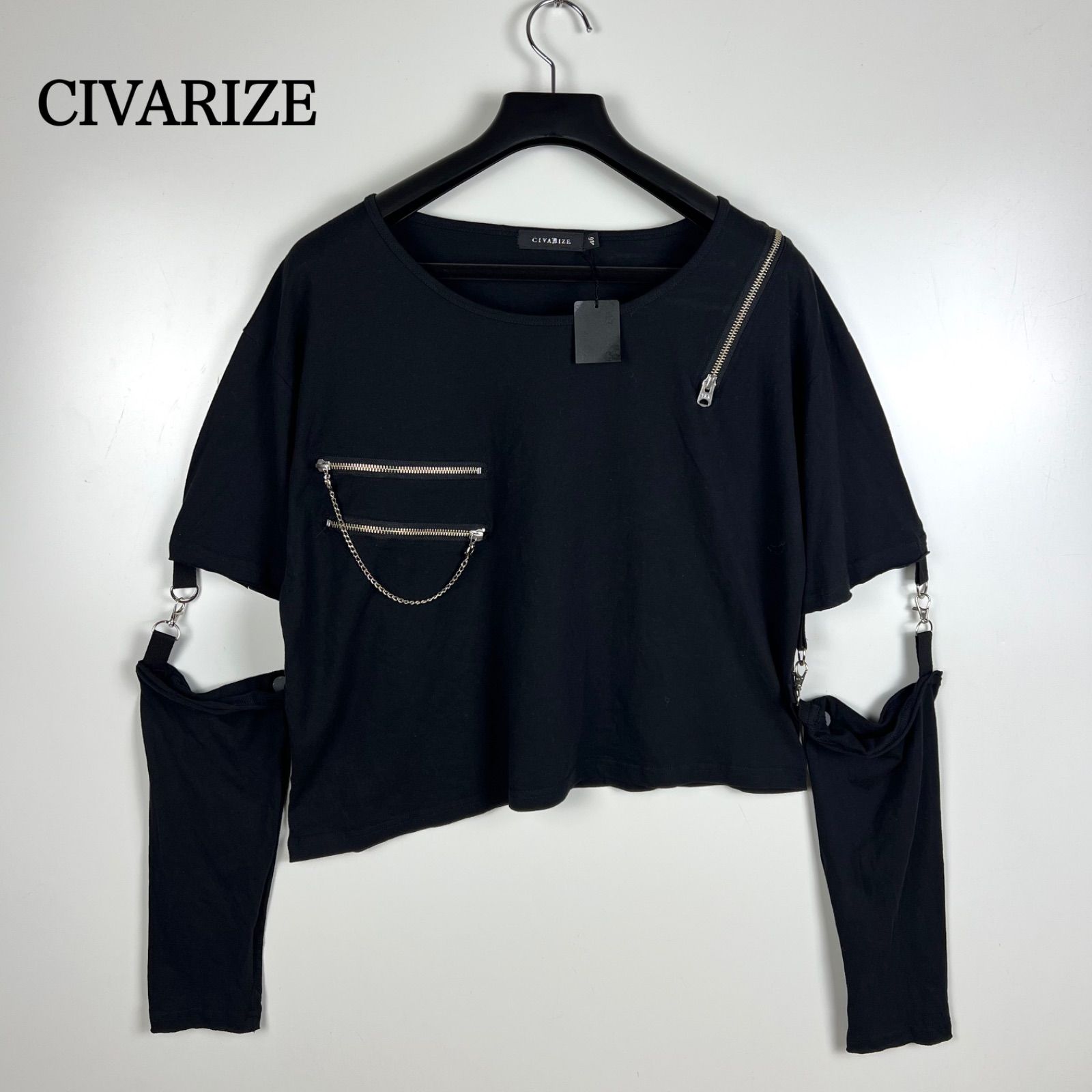 CIVARIZE NWT Bondage Design L/S Tee 46 CV21-B02 シヴァーライズ
