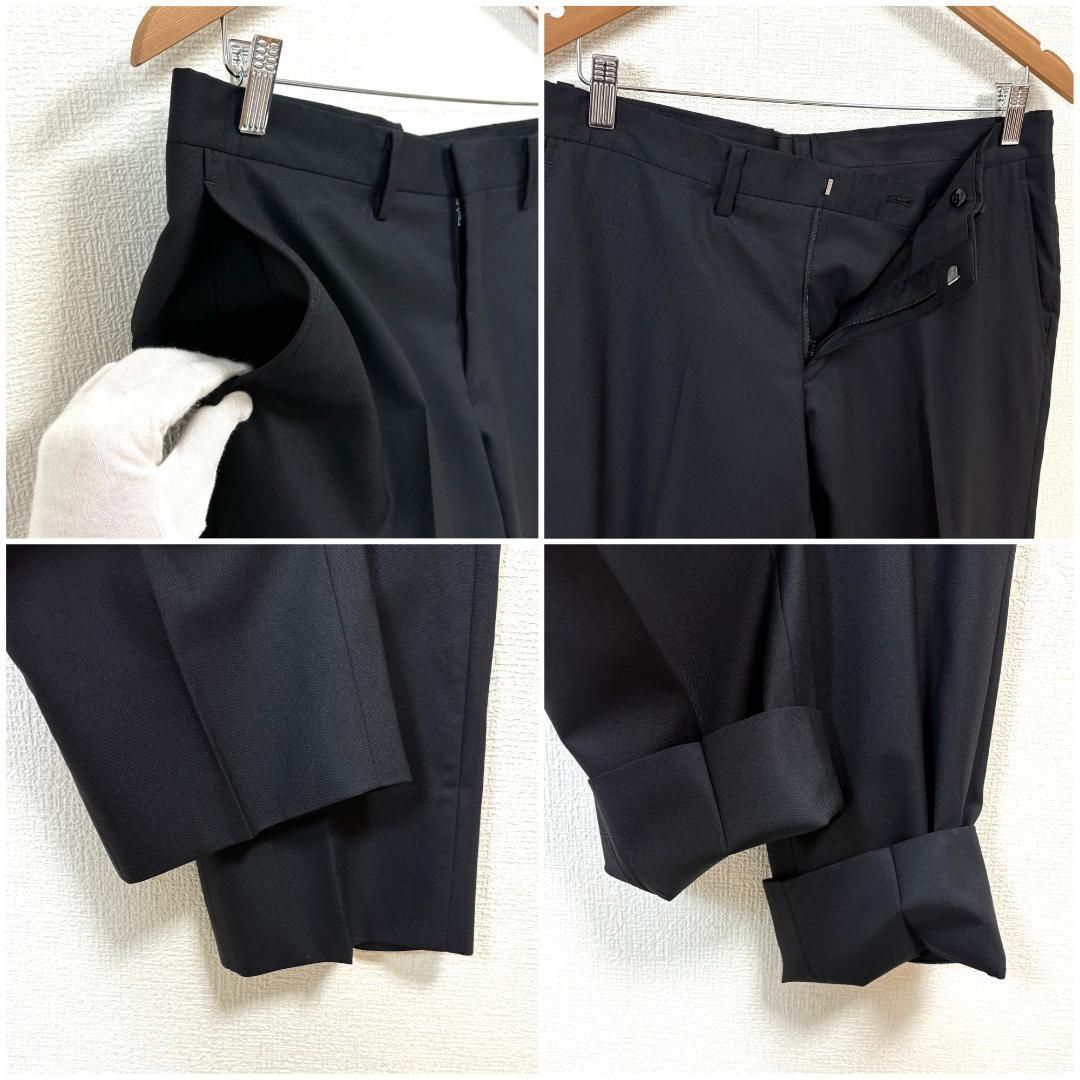 STUDIO by D'URBAN◆ダーバン◆メンズスーツセットアップ ☆タグ付☆ D'URBAN メンズスーツセットアップ 94AB4 ブラック 無地