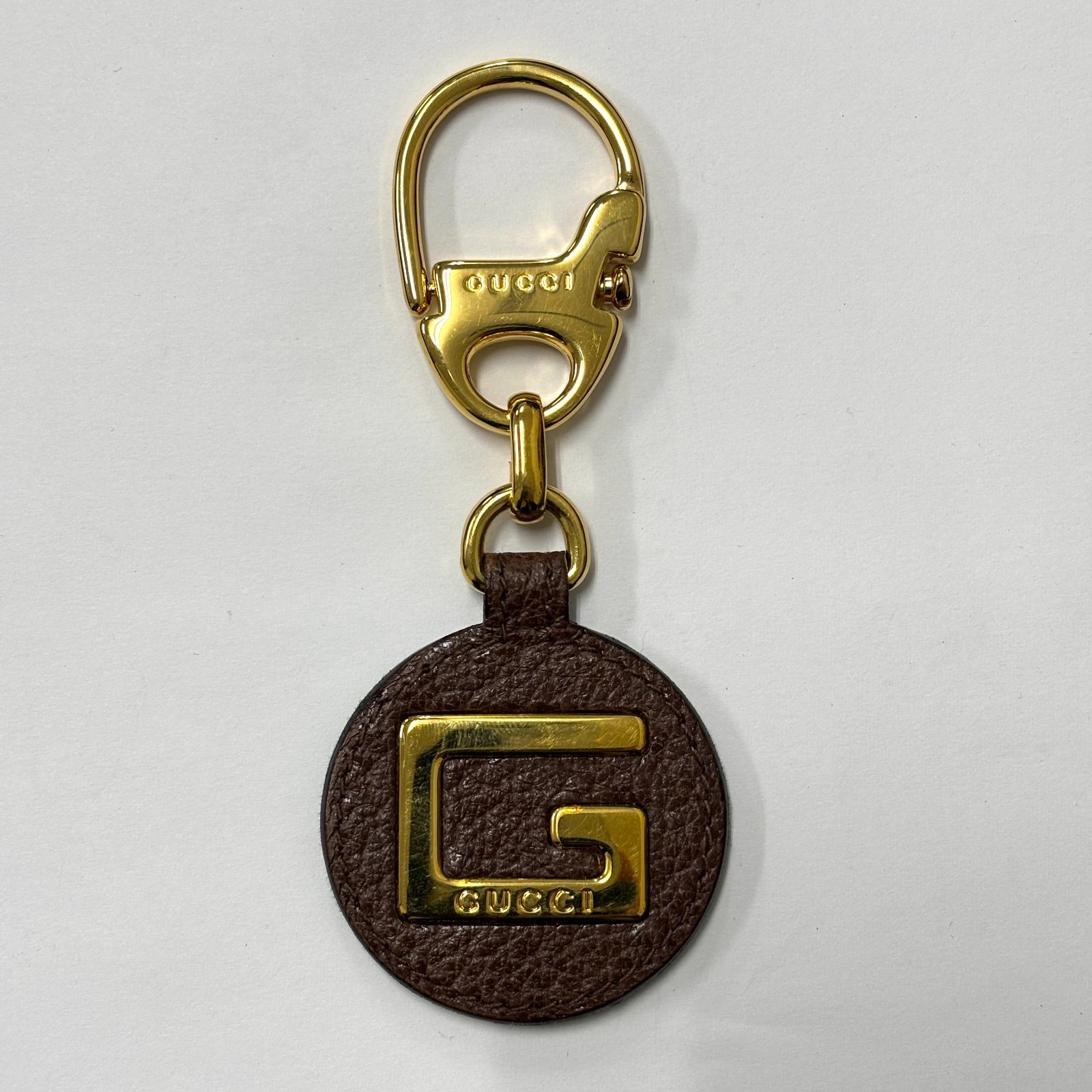 GUCCI グッチ キーホルダー ブラウン系 レザー【2-4521】 - メルカリ