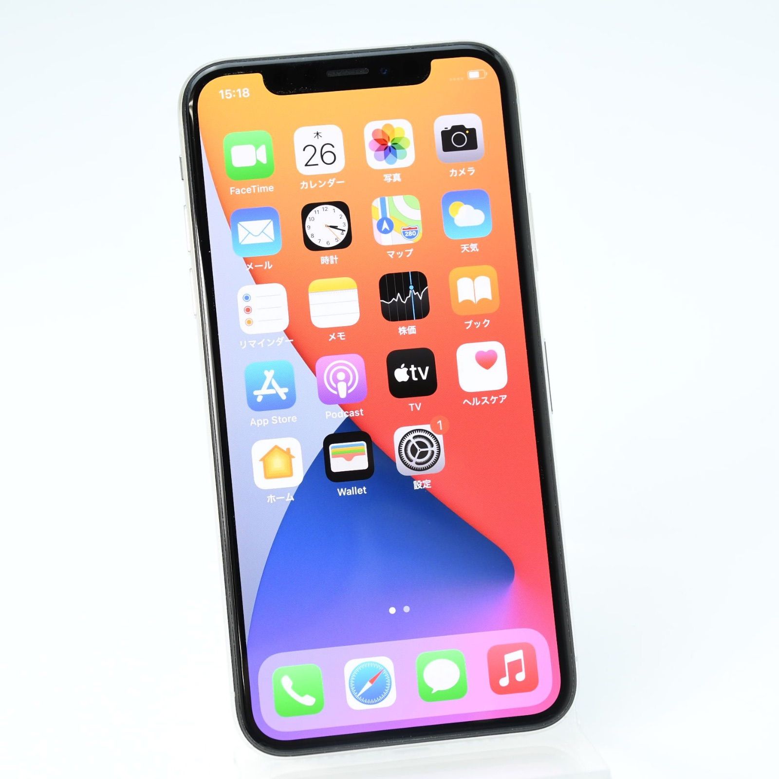 美品＊バッテリー最大容量94%】SIMフリー iPhone X 256GB シルバー