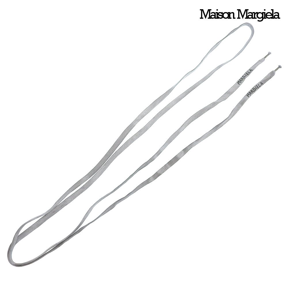 美品 メゾンマルジェラ Maison Margiela 23SS SA1TP0009 P5431 T1003 レース カジュアル ベルト グレー 美品 メゾンマルジェラ Maison Margiela 23SS SA1TP0009 P5431 T1003