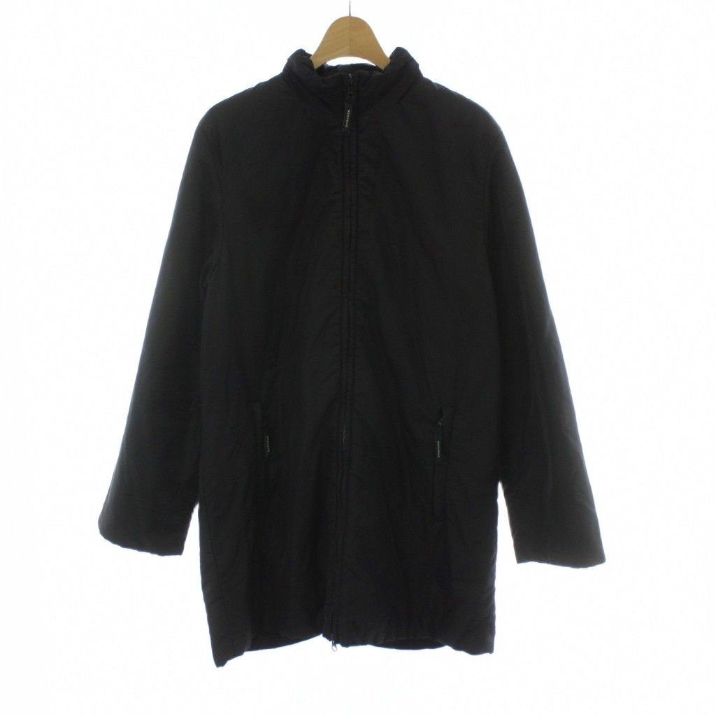 【未使用】Max Mara黒 フード付き ナイロンジャケット マックスマーラ MAX MARA ジャケット ジップアップ フード収納 38 黒