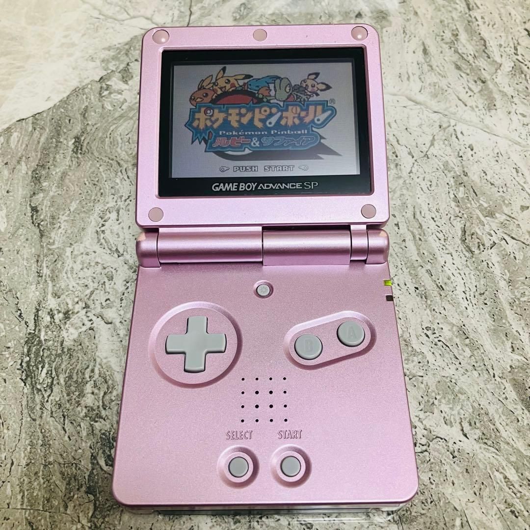 動作品】ゲームボーイアドバンス SP ピンク - メルカリ