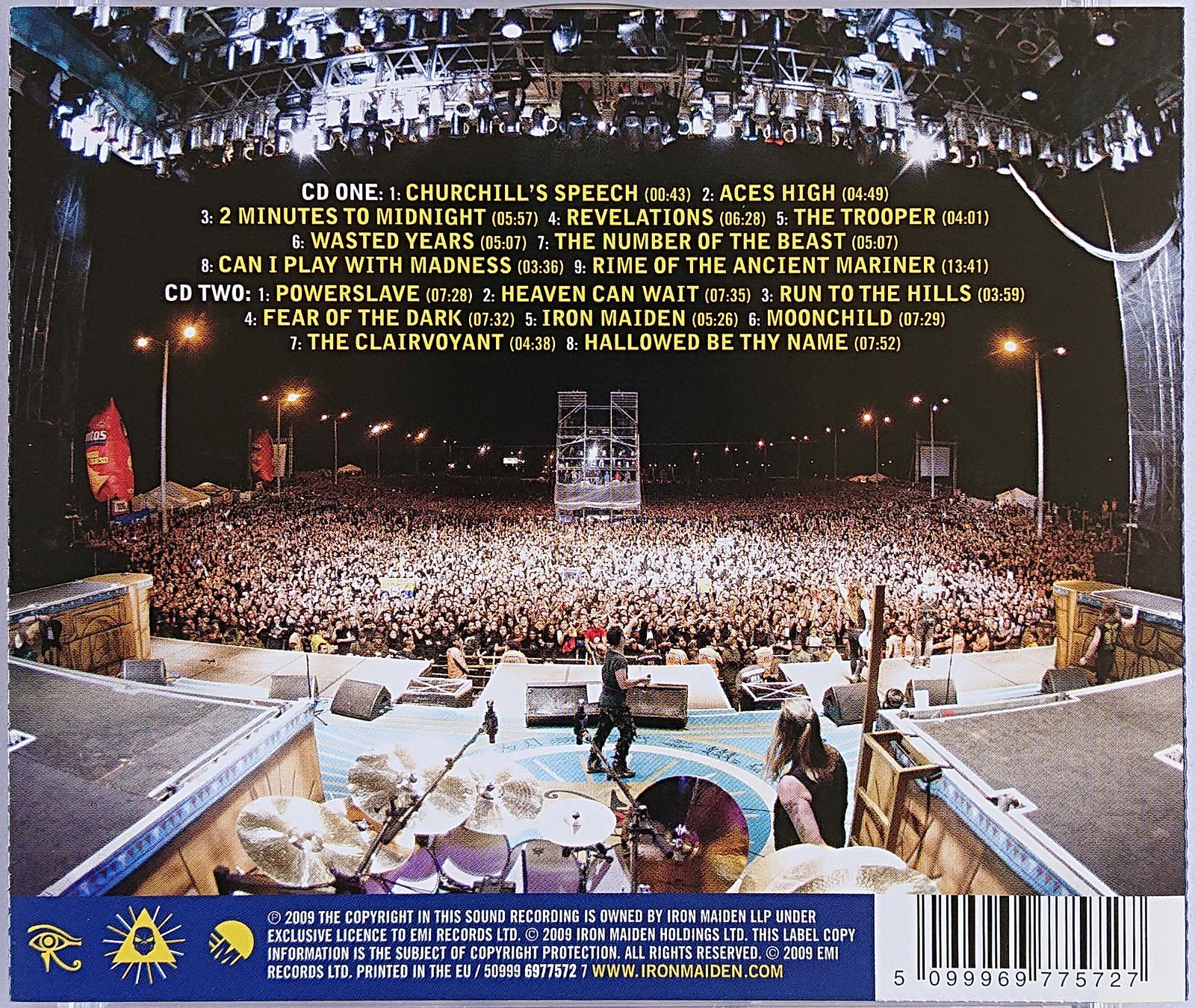 中古】IRON MAIDEN アイアン・メイデン ／ FLIGHT 666 〔輸入盤CD