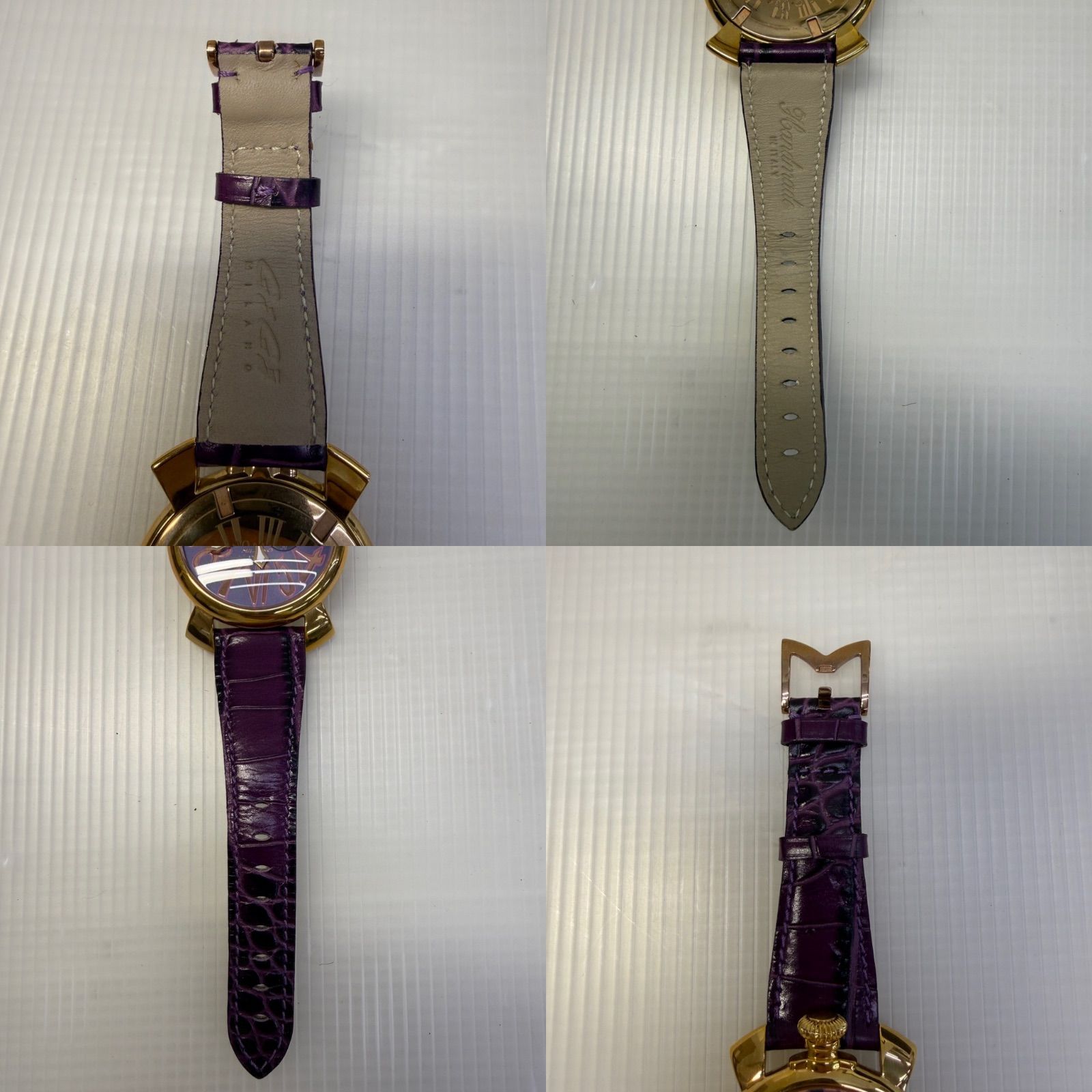 ☆ガガミラノ GAGA MILANO☆マヌアーレ46 クオーツ QZ 腕時計 5085