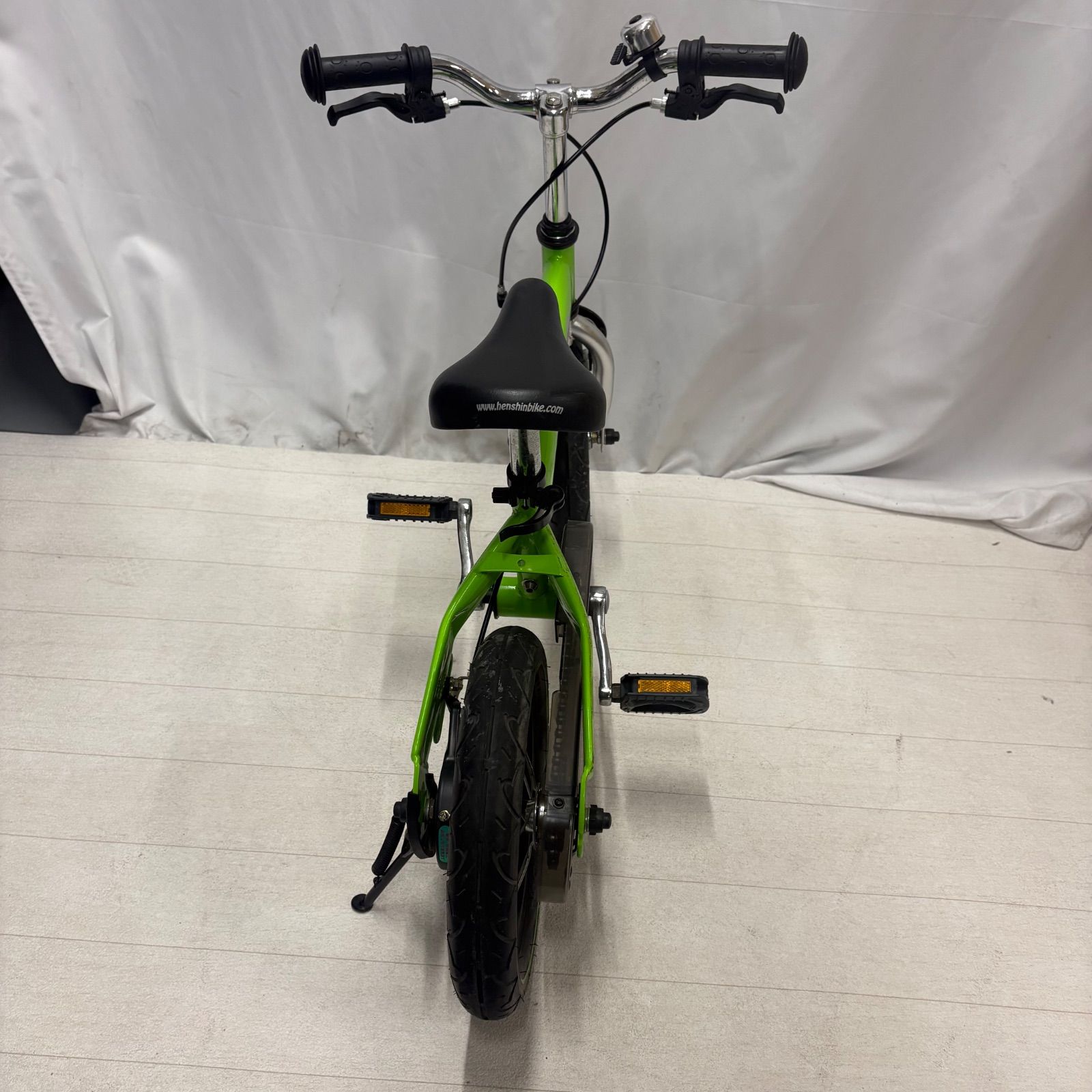 開店祝い 12インチ 2 へんしんバイク 自転車 緑 グリーン 引き取り 