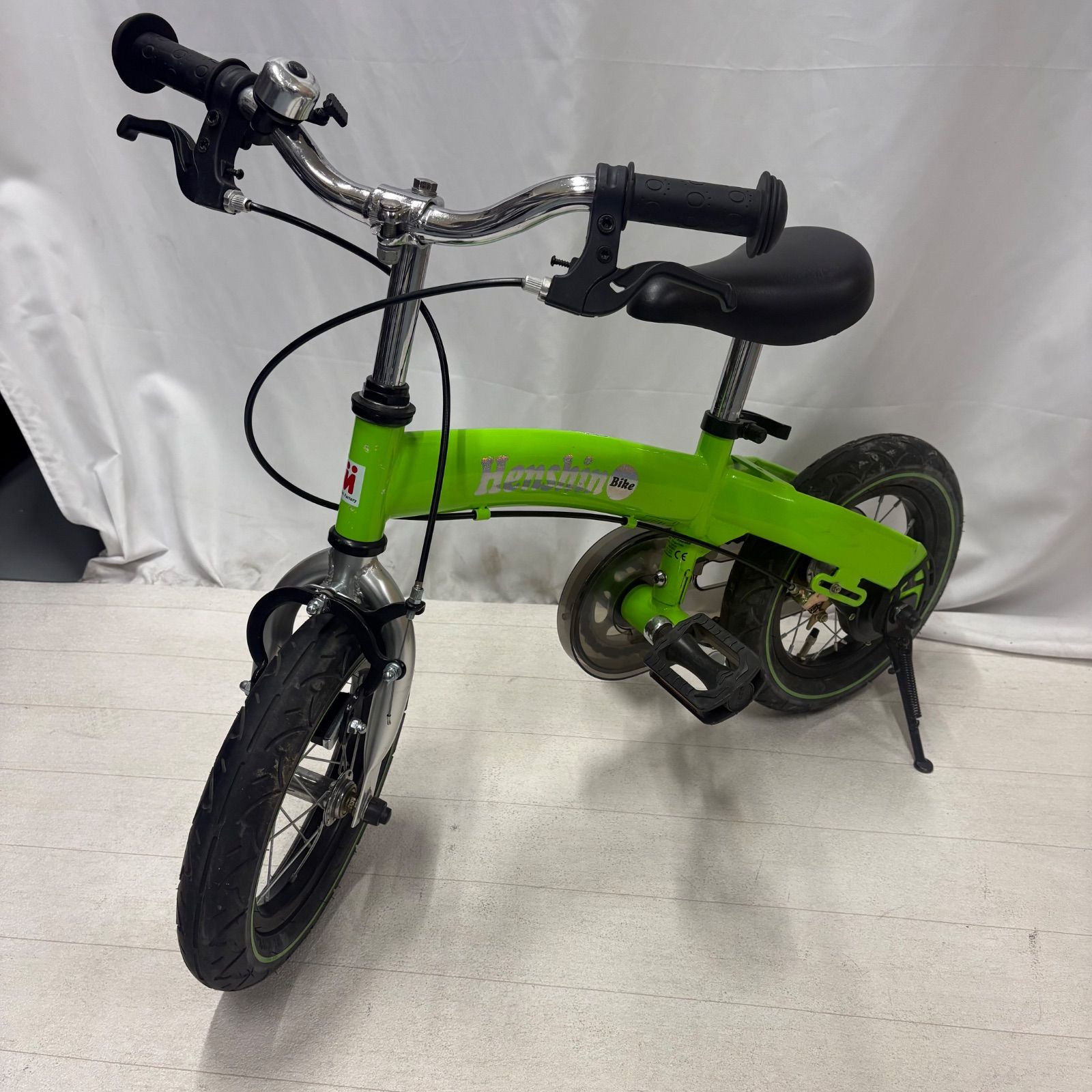 へんしんバイク 2 12インチ キッズバイク 希少カラー グリーン 