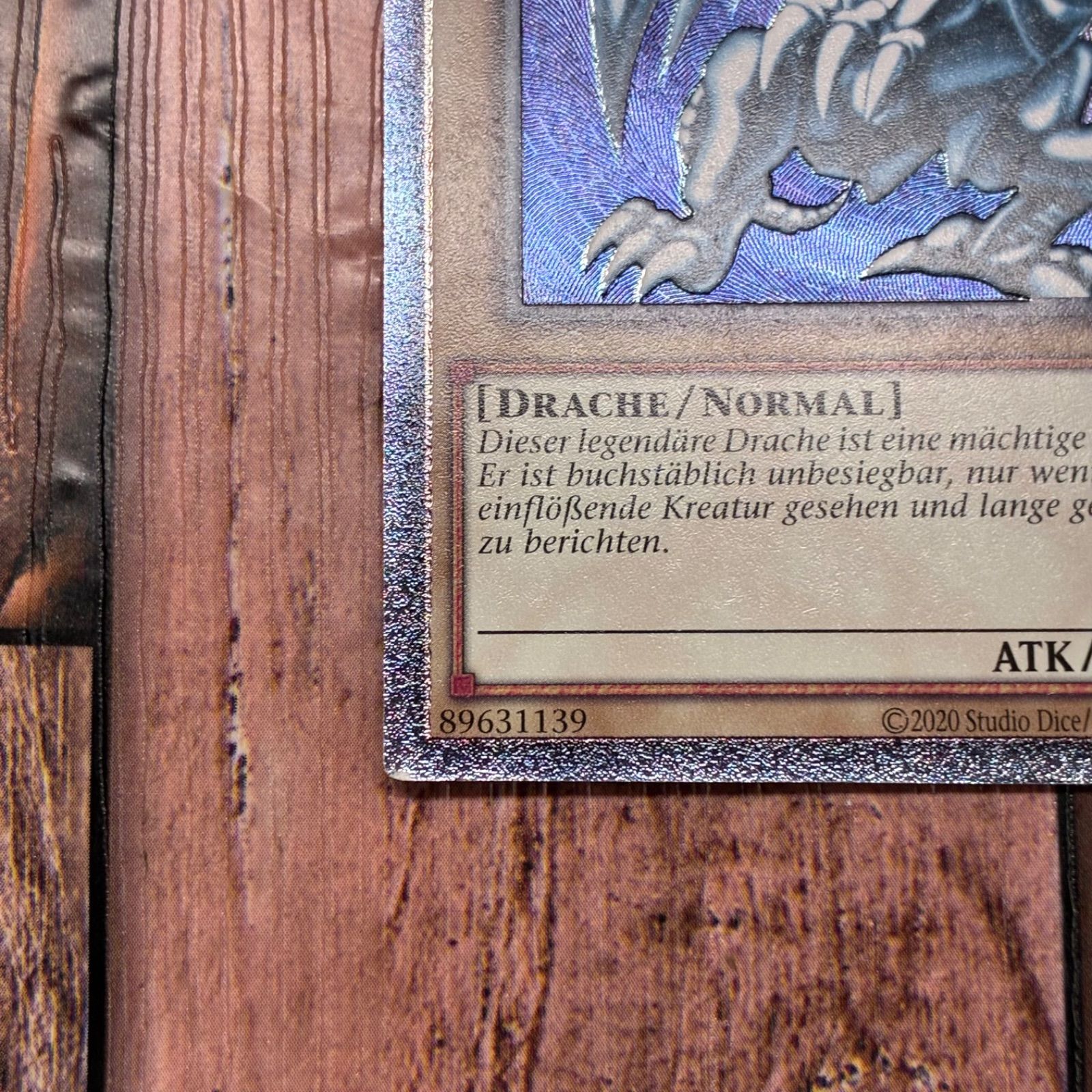 遊戯王 ドイツ版 EU版 青眼の白龍 レリーフ OTS28 - メルカリ