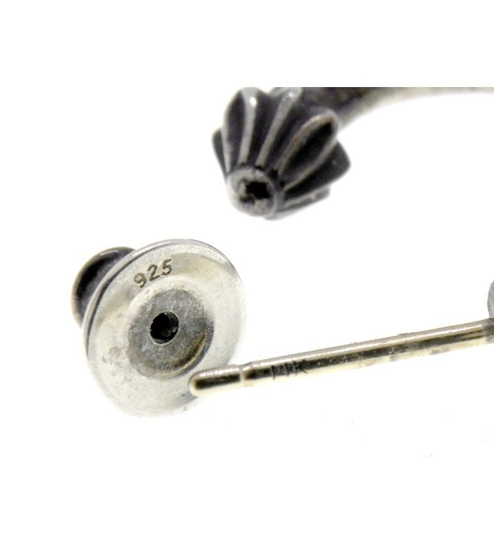 クロムハーツ CHROME HEARTS 【 PLAIN HOOP 】 プレーン フープ ピアス