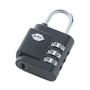 (まとめ)サンワサプライ eセキュリティ(マスターキー対応ダイヤル錠) SLE-9L〔×3セット〕