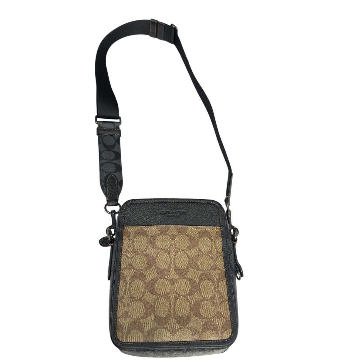 COACH □ コーチ サリバン クロスボディ・カラーブロック シグネチャー 