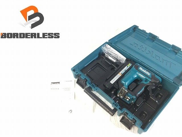 ☆未使用品☆makita マキタ 18V 35mm 充電式面木釘打機 FN350DZK 本体＋ケース付 コードレス フィニッシュネイラ 仕上釘打機124127