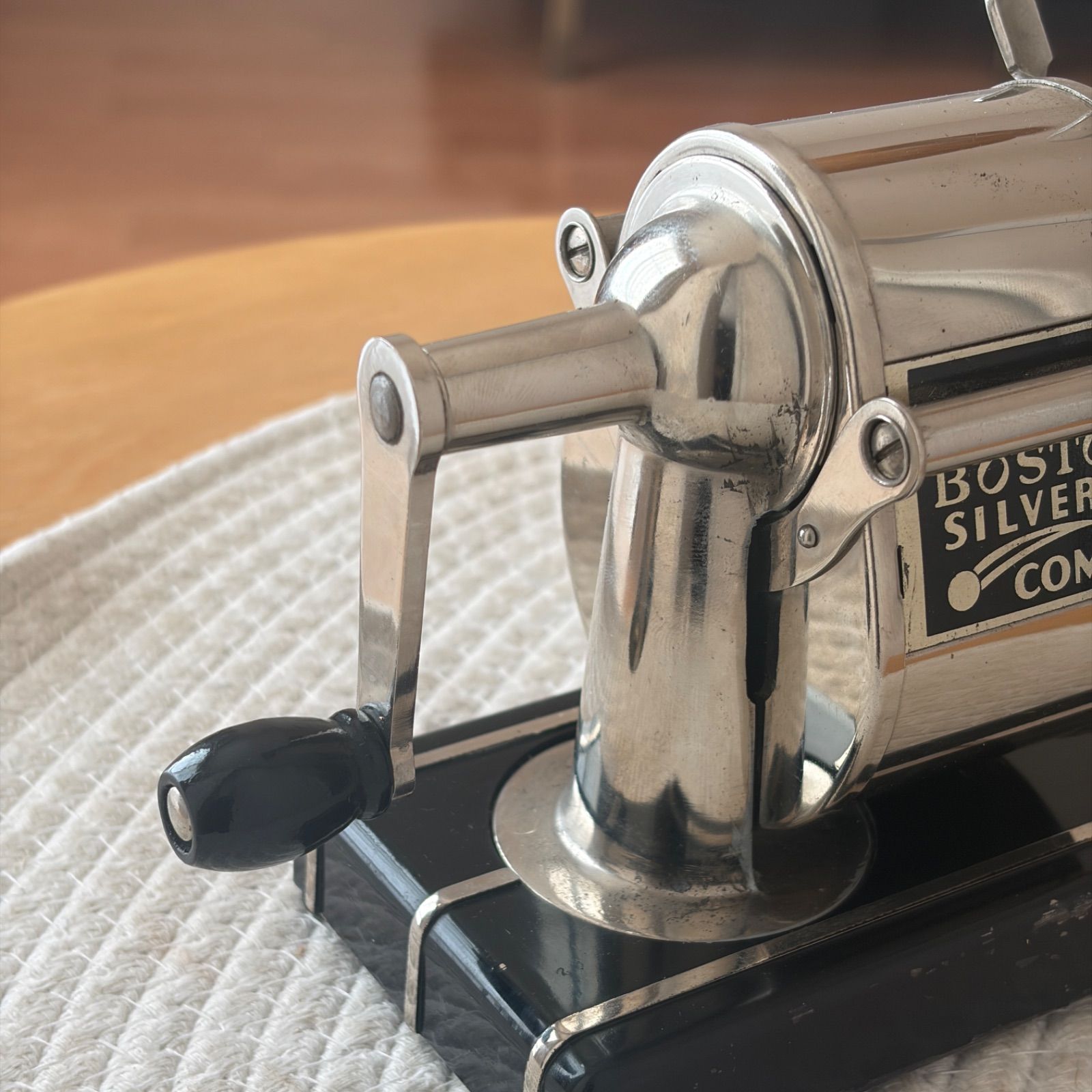 Boston Silver Comet 1930's アールデコ 鉛筆削り 実用 現品限り】Boston Silver Comet 1930's アールデコ 鉛筆削り 実用可能