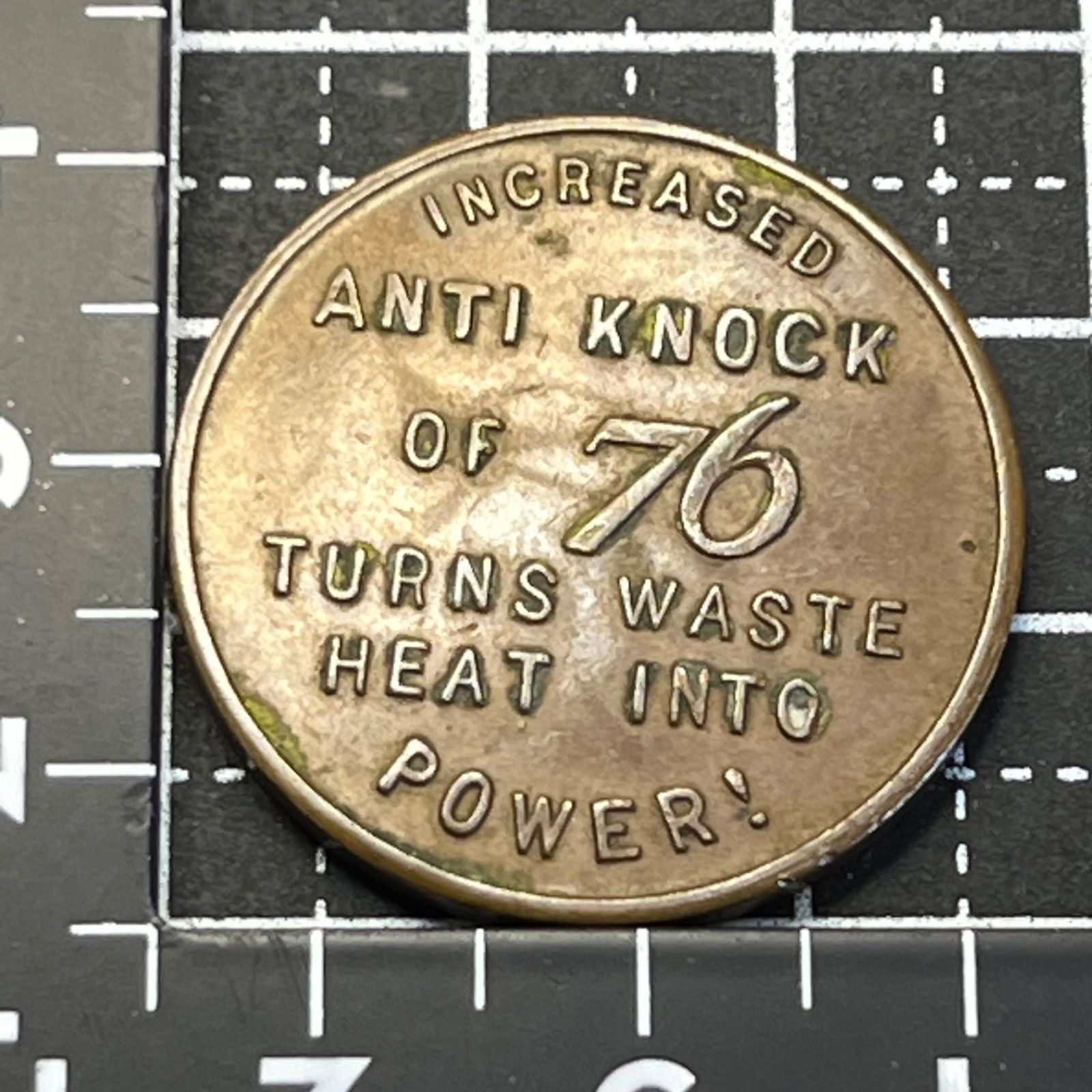 1933年 76 LUCKY PIECE ブロンズメダル】シカゴ万博記念・ANTI KNOCK