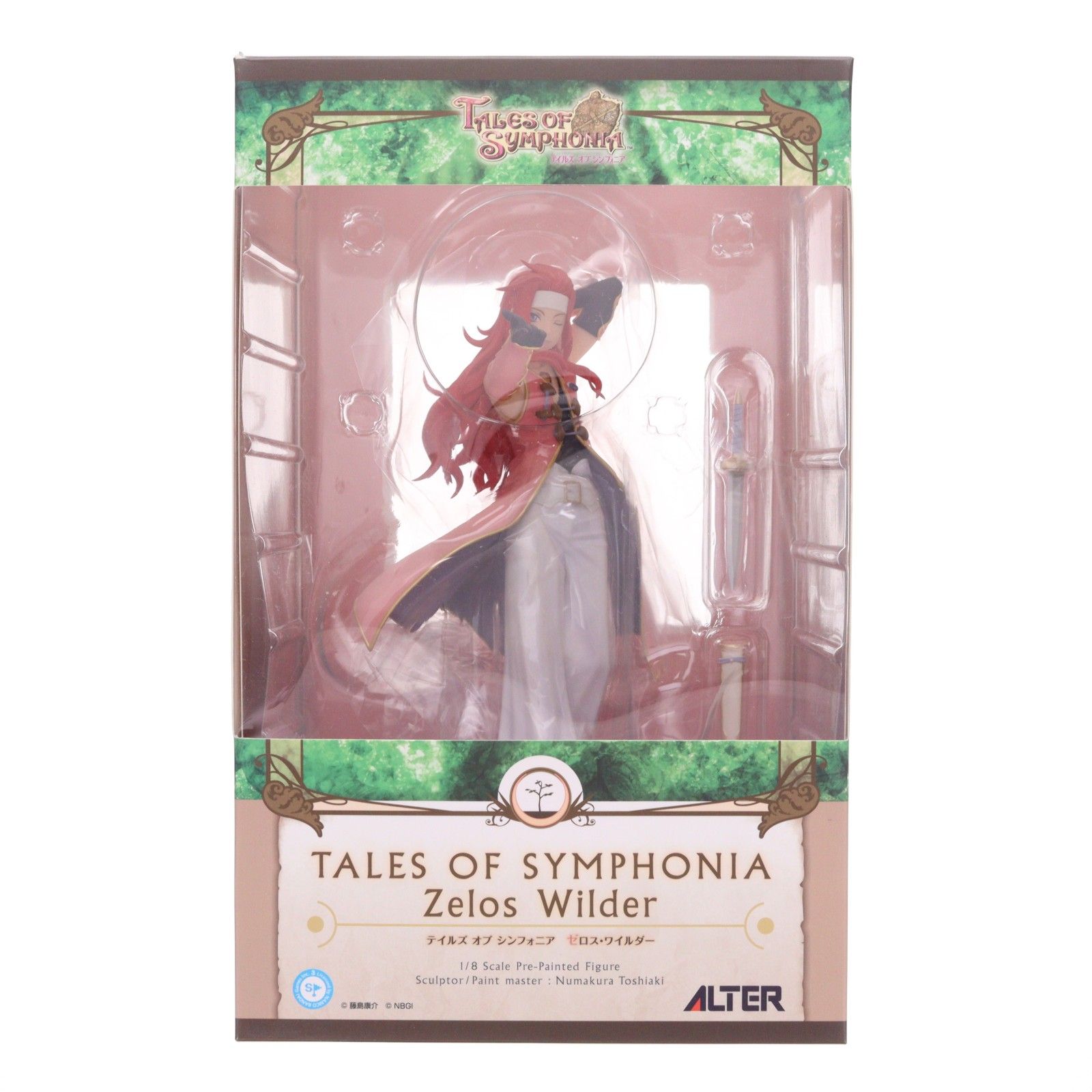 テイルズオブシンフォニア　アルター ゼロス　1/8スケールフィギュア ゼロス・ワイルダー テイルズ オブ シンフォニア 1/8 完成品