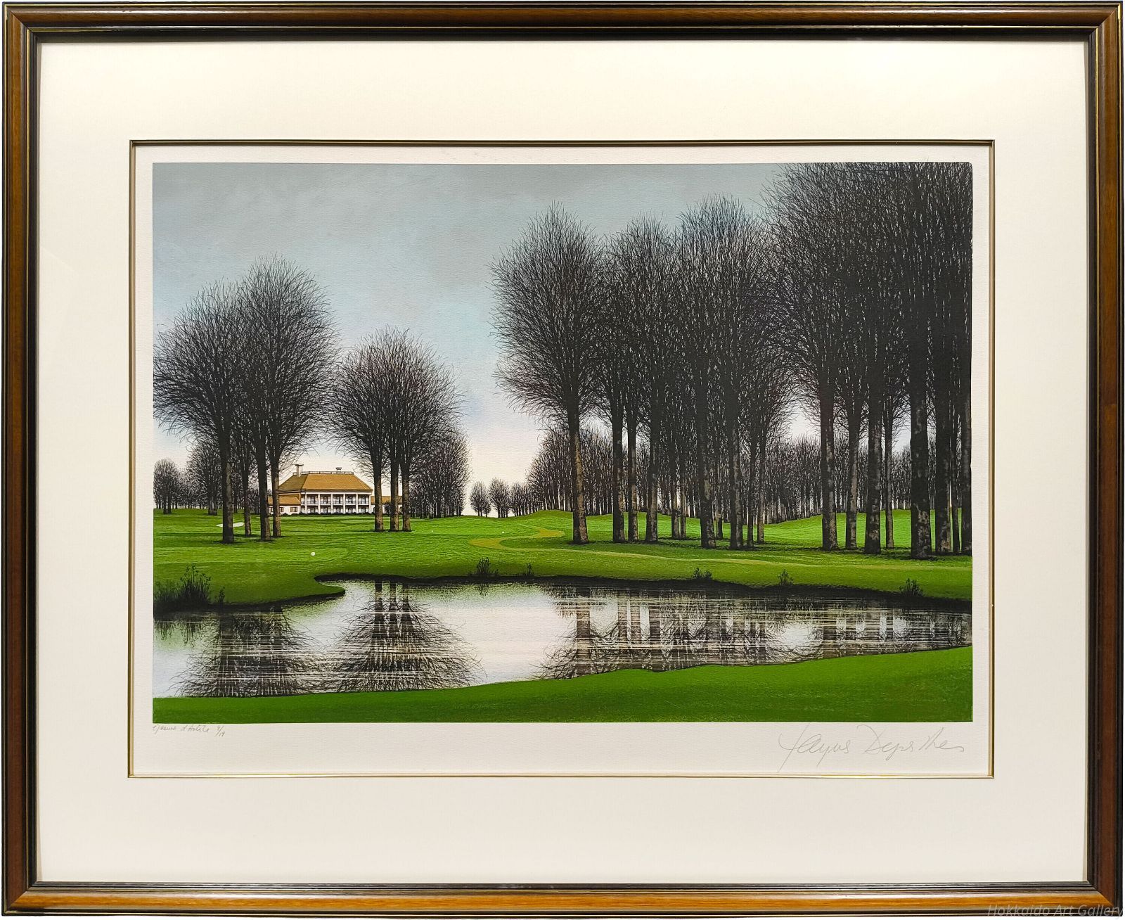 ジャック・デペルト 「ゴルフ場」 リトグラフ 版画 絵画 - メルカリ