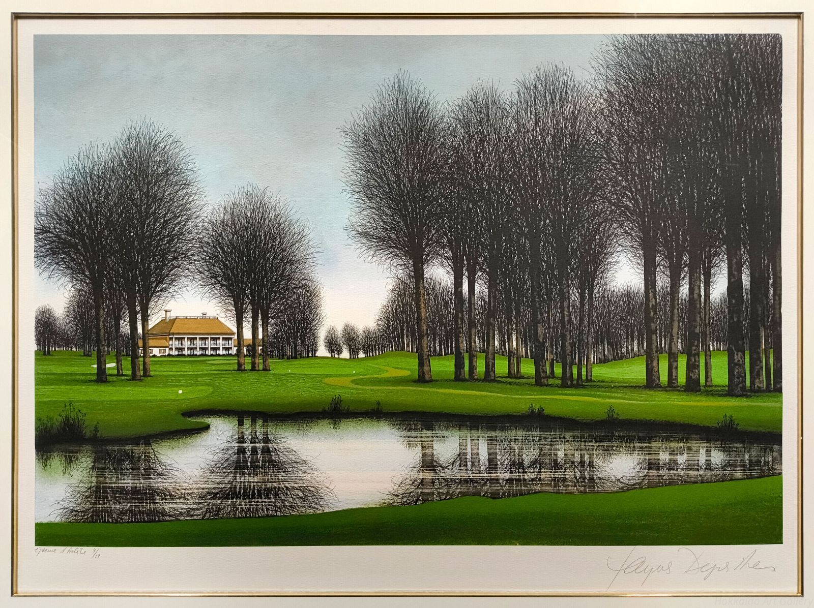 ジャック・デペルト 「ゴルフ場」 リトグラフ 版画 絵画 - メルカリ