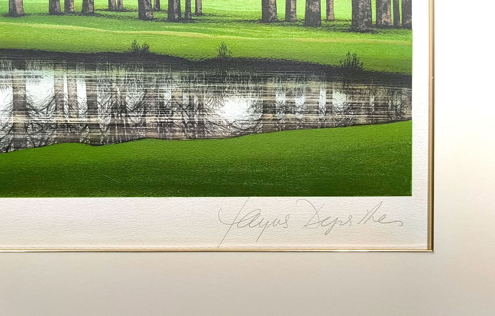 ジャック・デペルト 「ゴルフ場」 リトグラフ 版画 絵画 - メルカリ