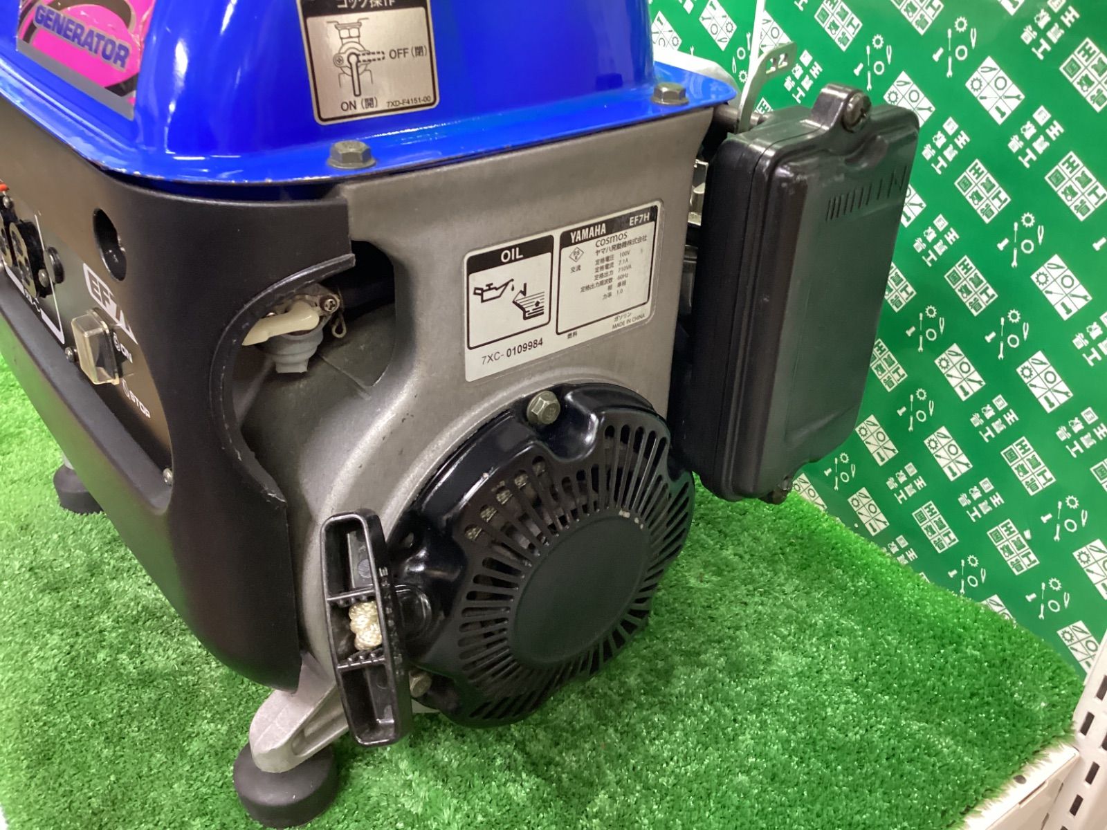 【中古品】YAMAHA 発電機　EF7H YAMAHA(ヤマハ) ポータブル発電機 EF7H / ITYLBTMV72FC - メルカリ