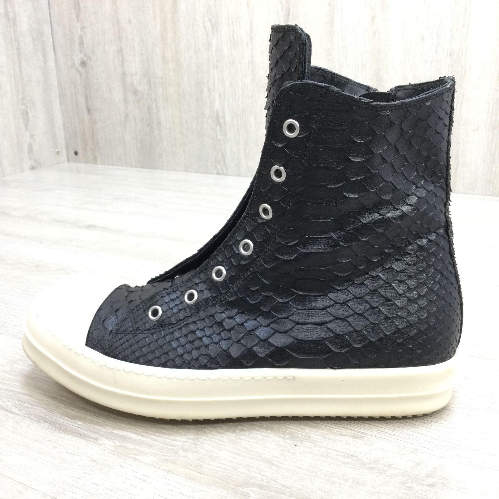 Rick Owens リックオウエンス Python ハイカット スニーカー 黒 43 