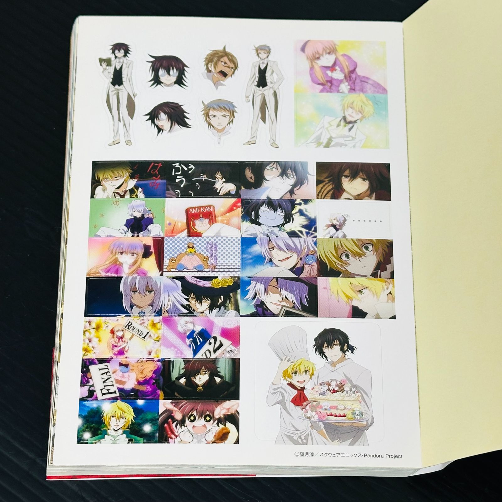Pandora Hearts パンドラハーツ シール＆ポストカードBOOK 望月淳