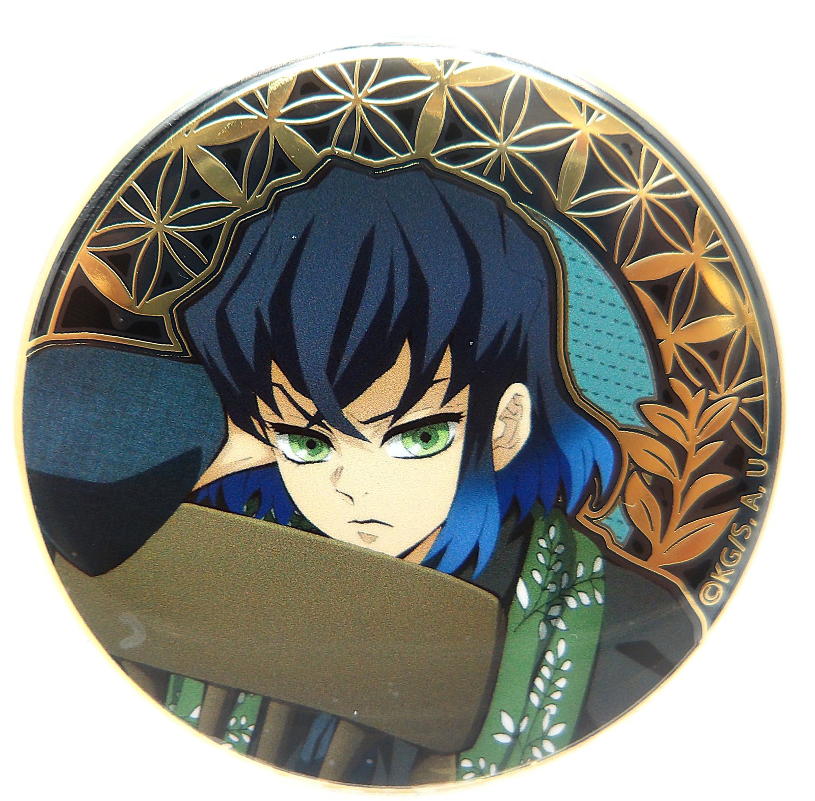 中古】嘴平伊之助 鬼滅の刃 レリーフメタル缶バッジ AGF2022 - メルカリ