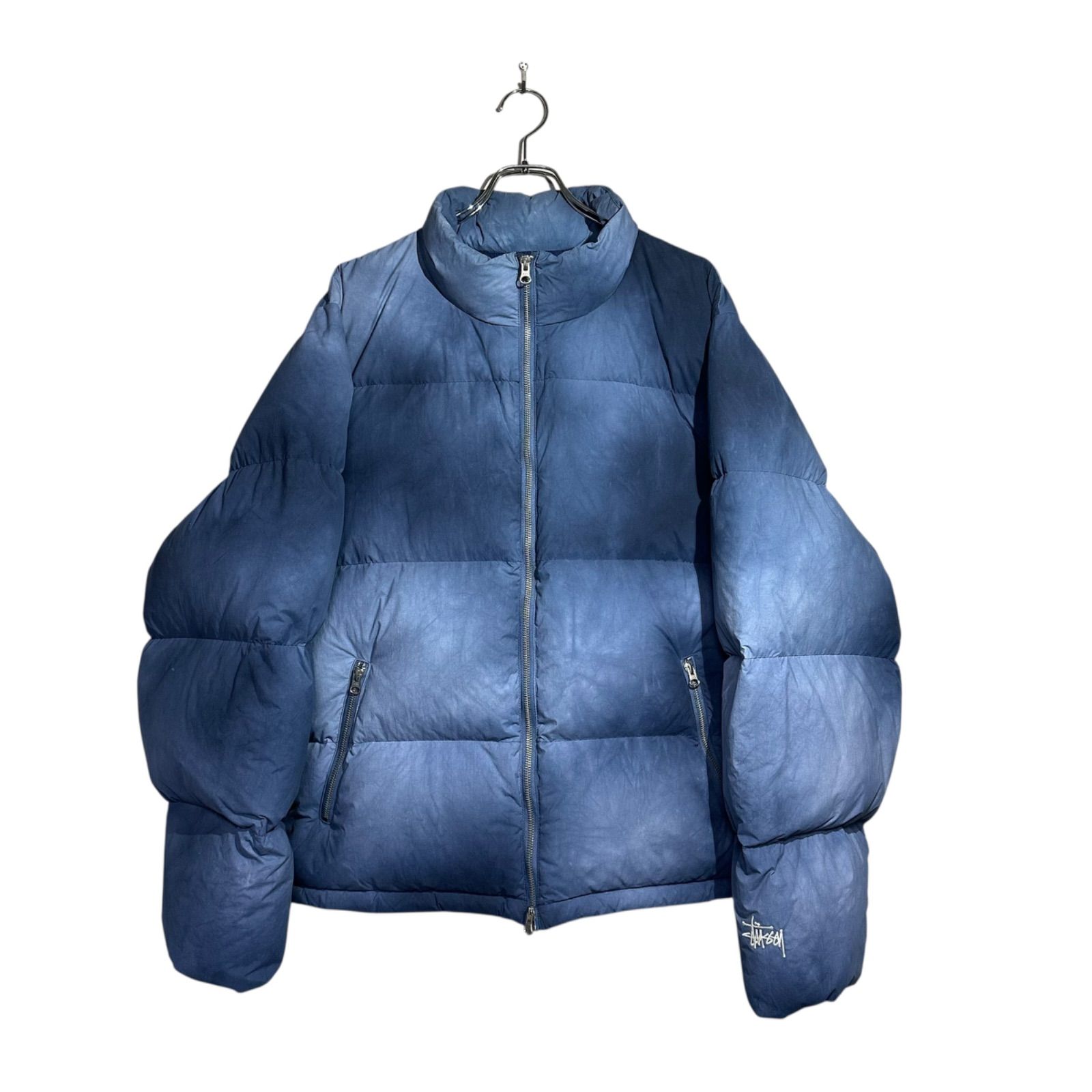 stussy ダウンジャケット ブルー Stussy Recycled Nylon Down Puffer 