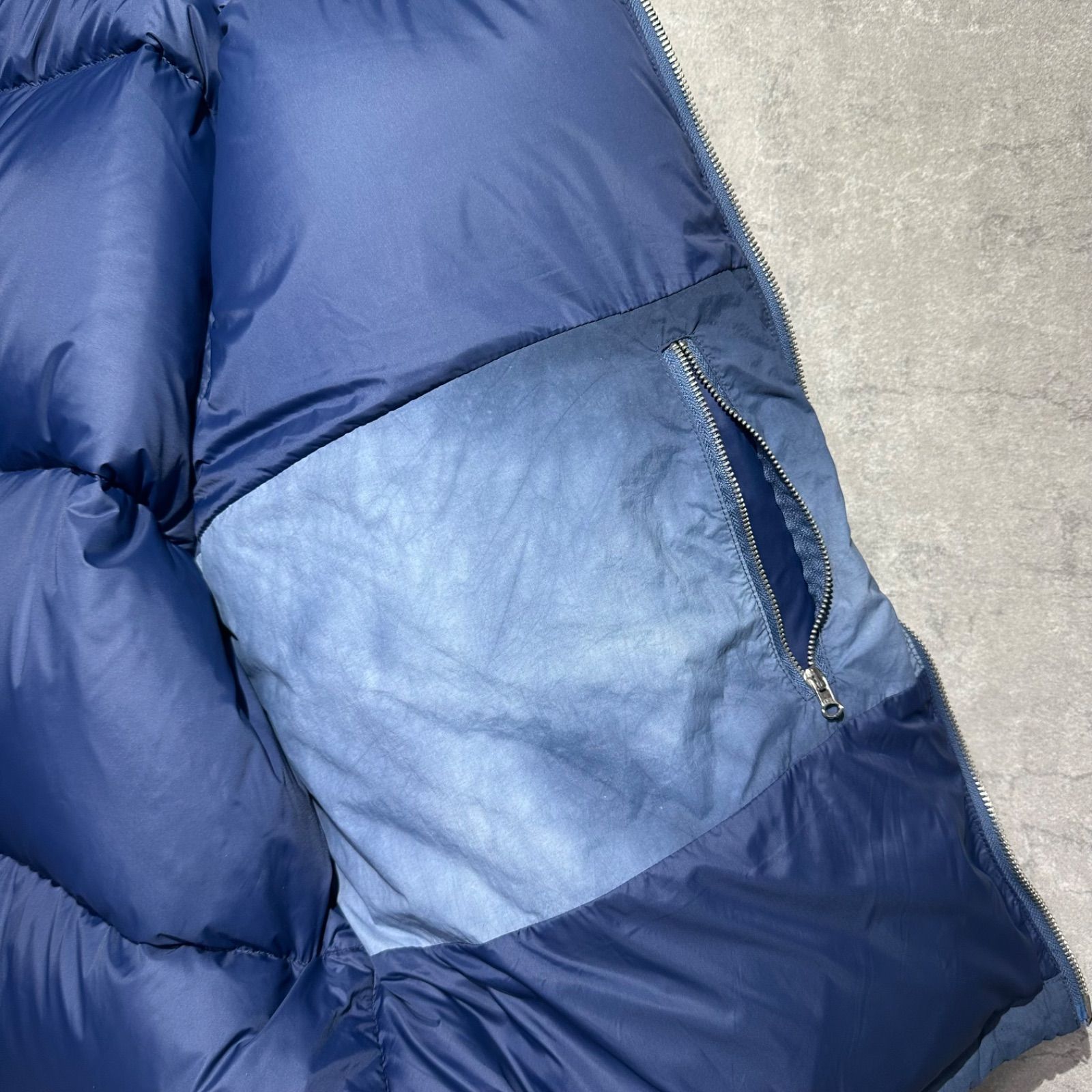 Stussy Recycled Nylon Down Puffer ダウンジャケット ブルー M - メルカリ