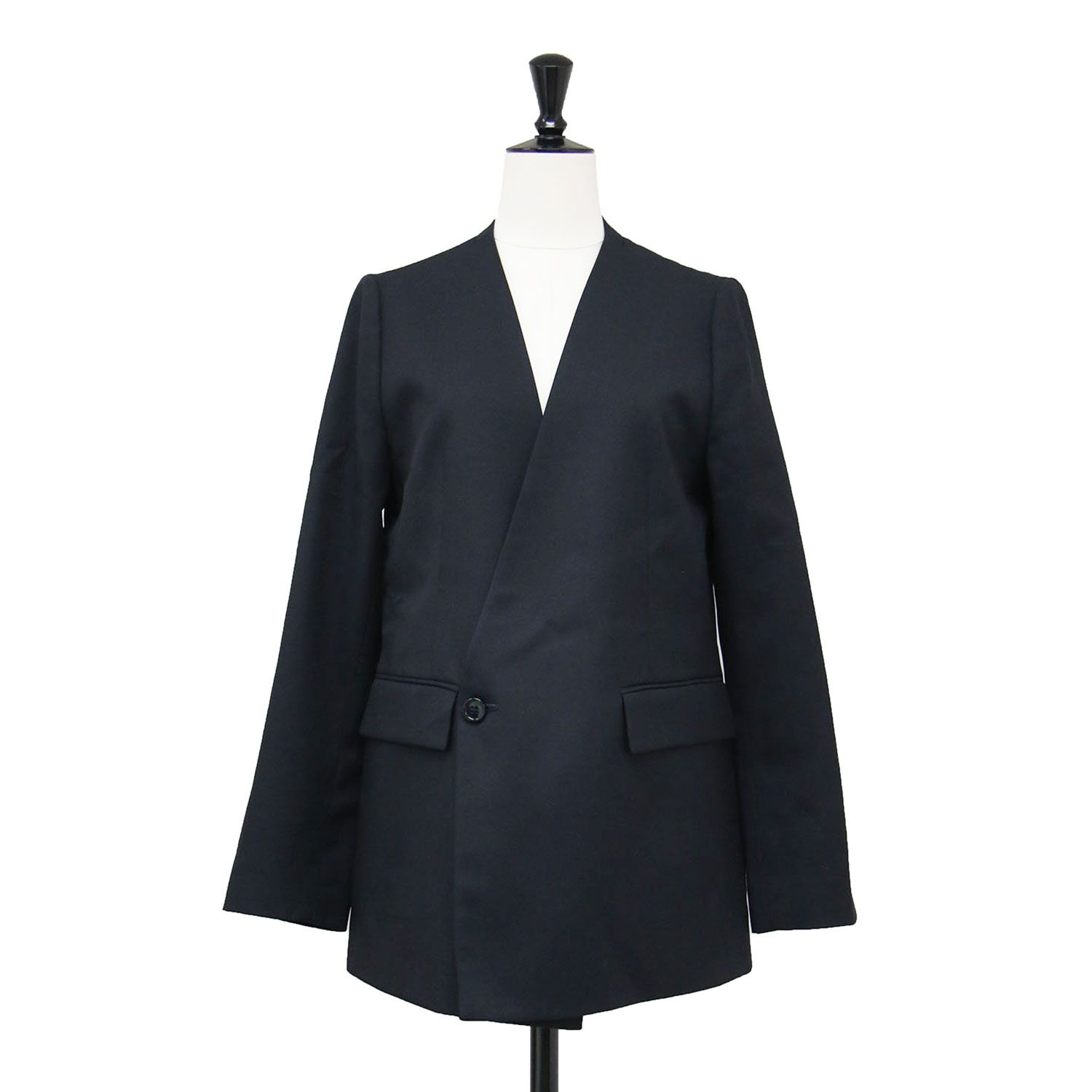 美品】SHE Tokyo シートーキョー ジャケット ネイビー 紺 サイズ:0(S