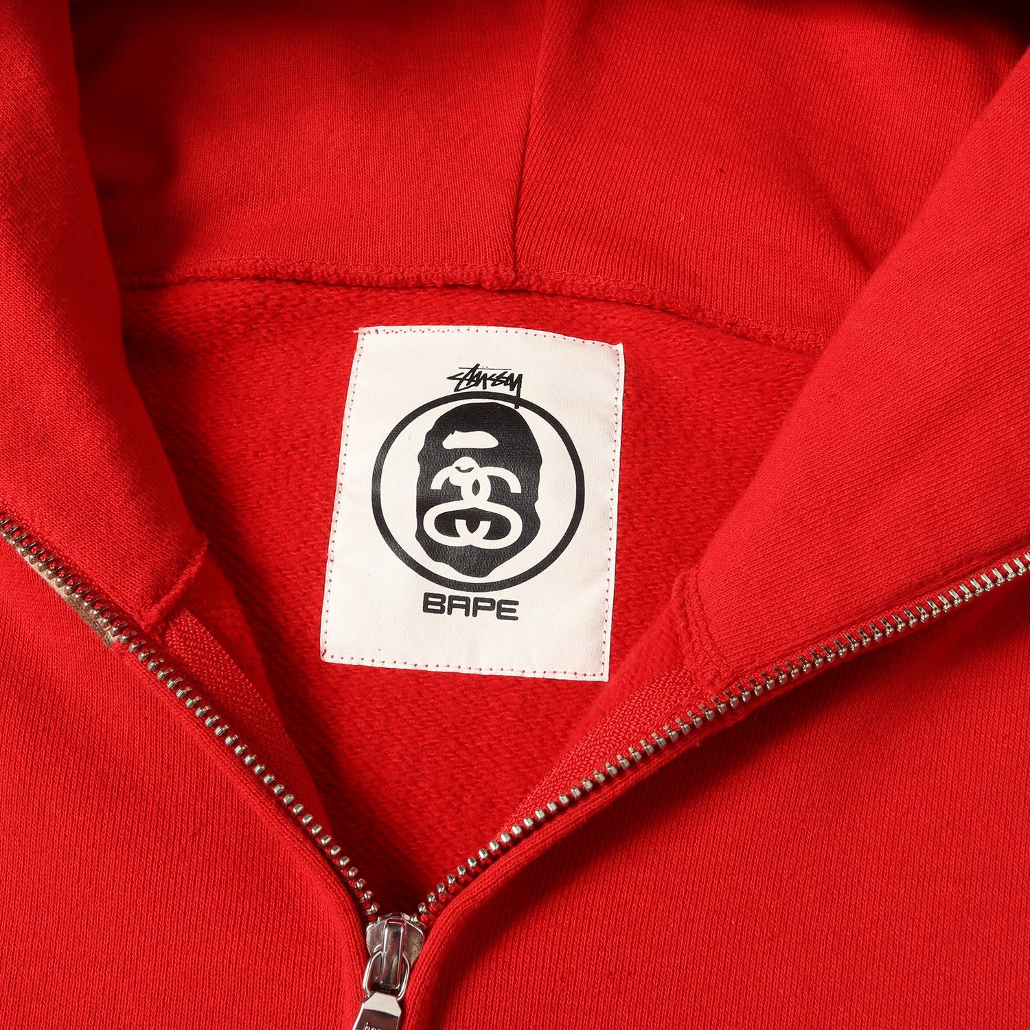 A BATHING APE ア ベイシング エイプ パーカー レッド サイズ:XL