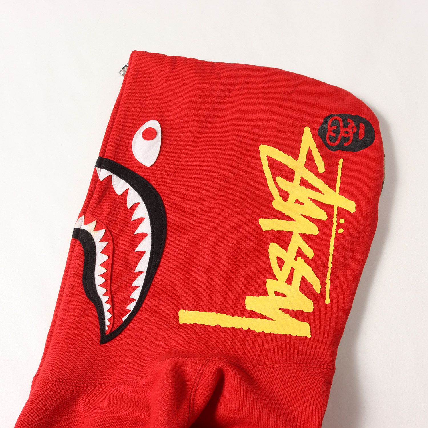A BATHING APE ア ベイシング エイプ パーカー レッド サイズ:XL 