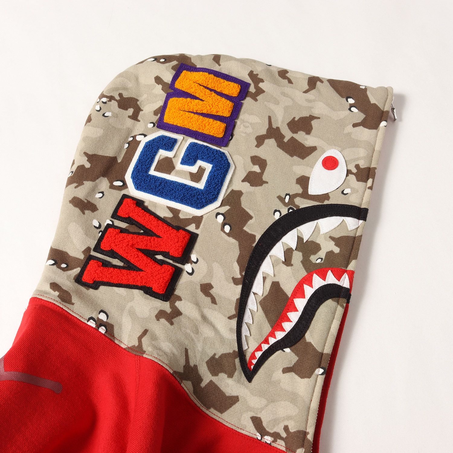 A BATHING APE ア ベイシング エイプ パーカー レッド サイズ:XL