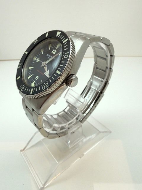 稼働品 ZENO WATCH ゼノウォッチ シーハンター デイト 500 自動巻き 