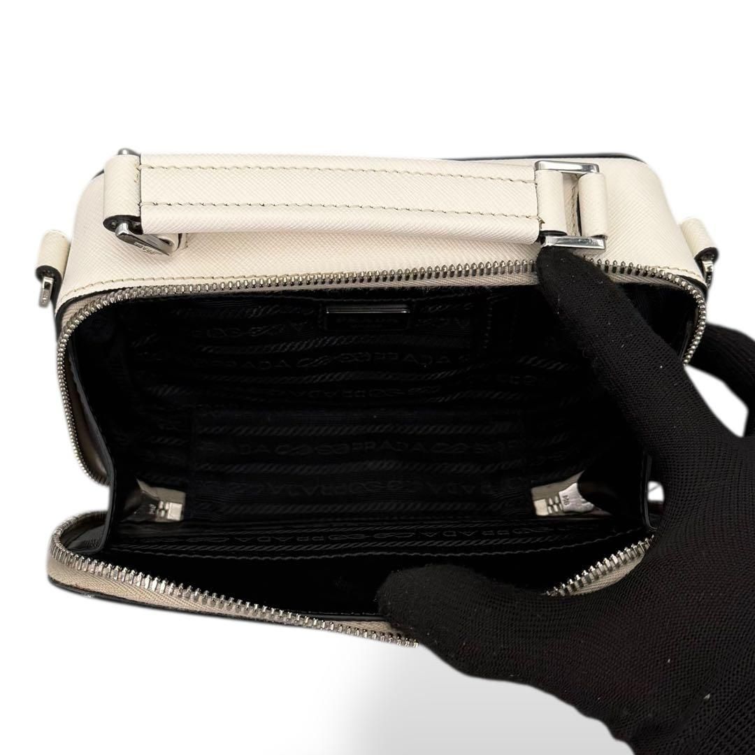 ほぼ未使用 PRADA プラダ サフィアーノ ショルダーバッグ 2way