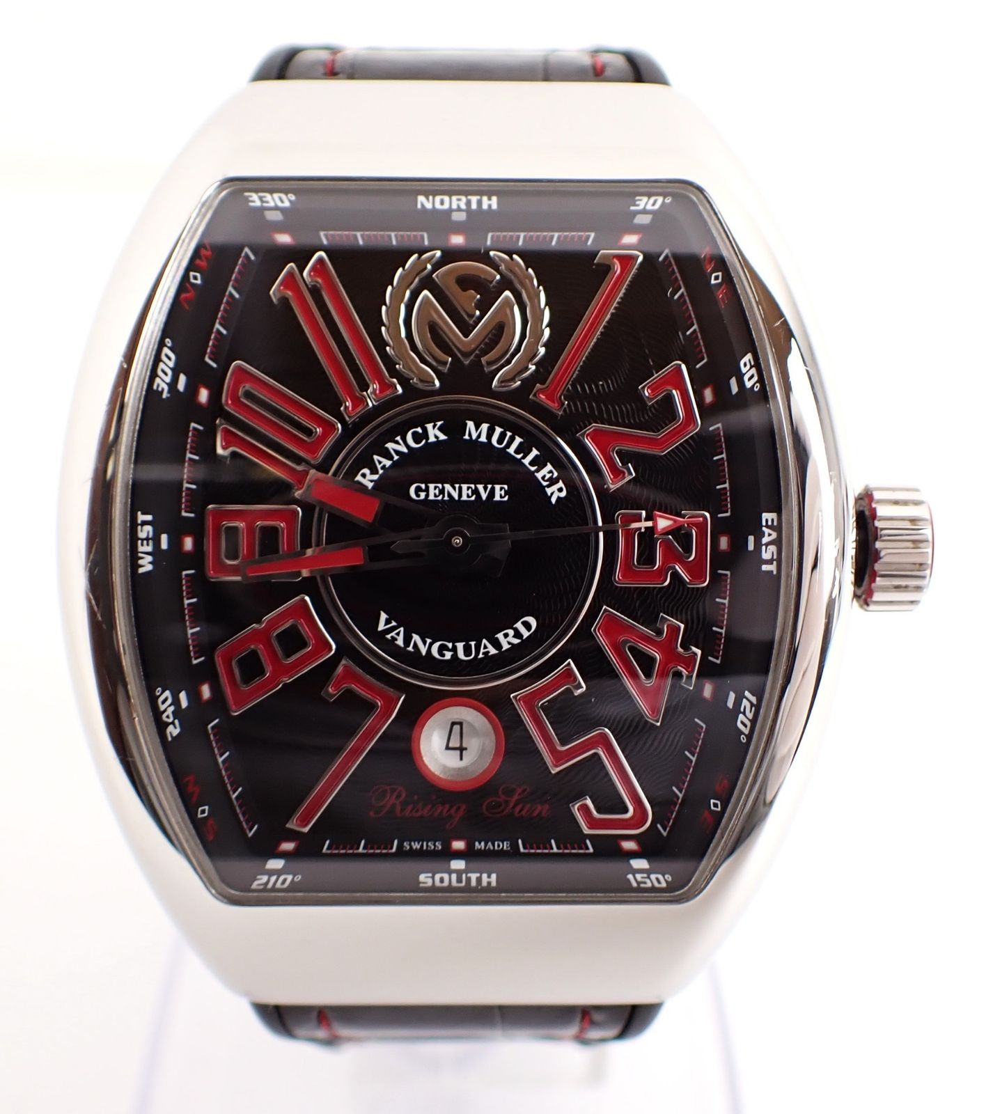 FRANCK MULLER(フランクミュラー) ヴァンガードライジングサン メルセデスベンツ V41SCDTRSUN 世界限定300本 234/300 SS/革 AT FRANCK MULLER(フランクミュラー) ヴァンガードライジングサン