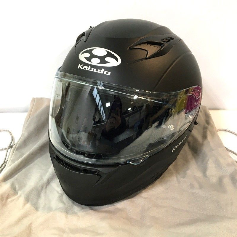 OGK KABUTO オージーケーカブト KAMUI3 フルフェイスヘルメット 除菌消臭済 Lサイズ マットブラック オートバイ ツーリング ライディング バイカー バイク用品 TA4276