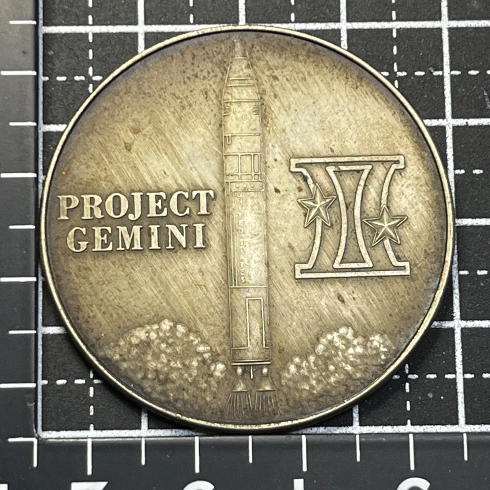 1965年 ジェミニ4号 記念メダル】PROJECT GEMINI GT-IV／JAMES