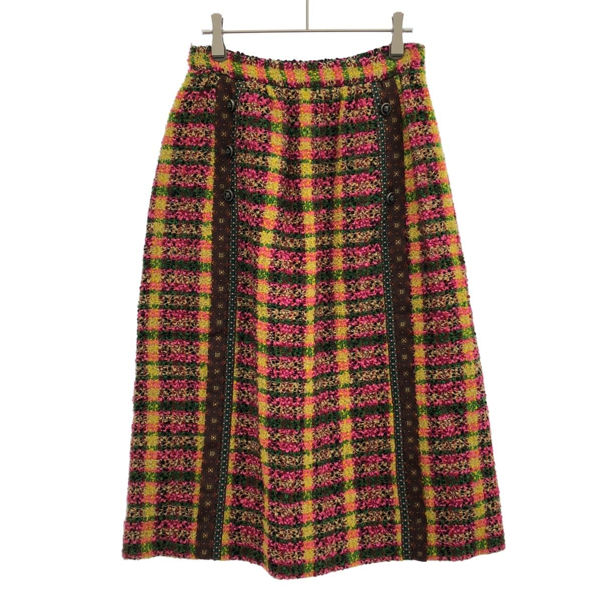GUCCI グッチ SAMPLE 20SS ツイードスカート 596980 ミックス 40