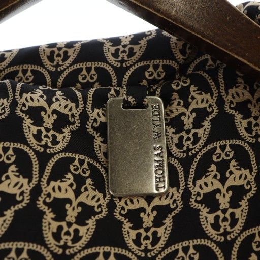 トーマスワイルド THOMAS WYLDE ダウンベスト ジップアップ ロゴ 総柄