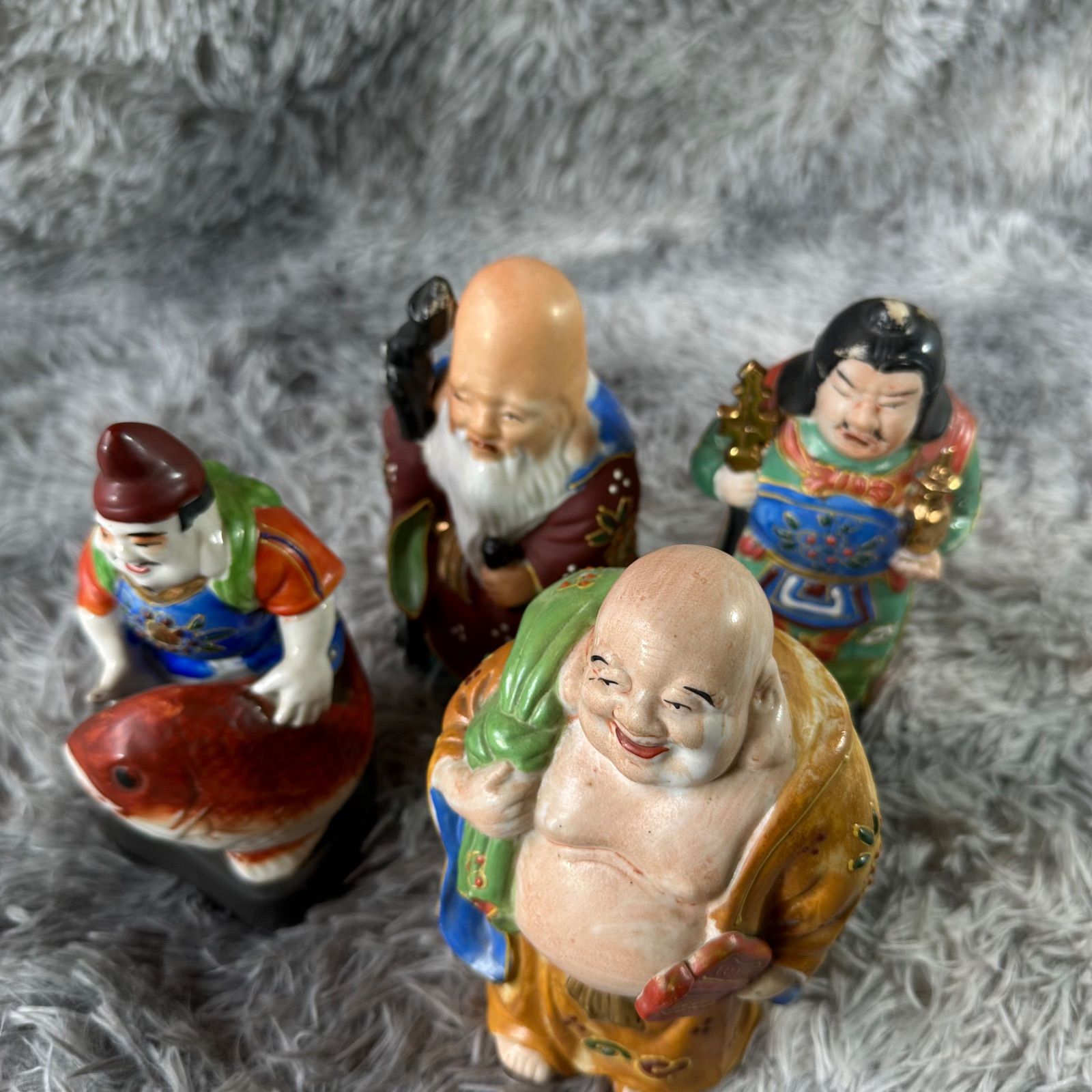 七福神 大黒様 恵比寿様 布袋様 陶器 置物 【公式通販】